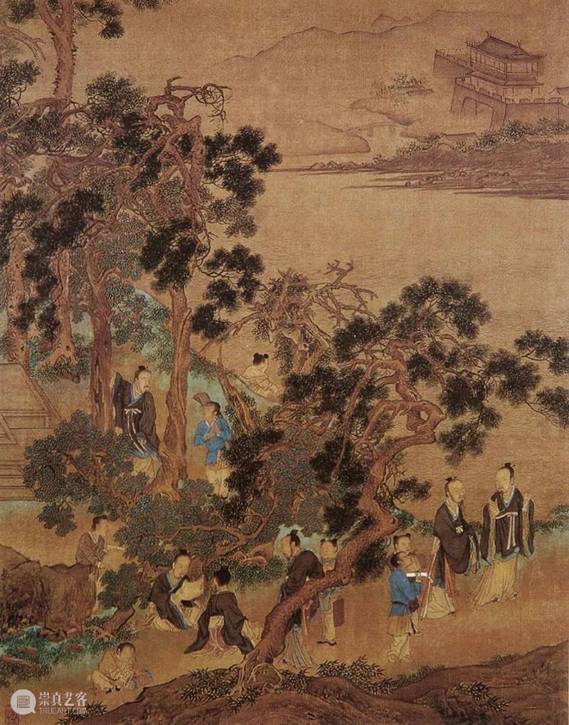诗思骀荡六人组:张大千《竹溪六逸图》丨中国嘉德2021秋拍 艺术财经 中国嘉德 张大千 竹溪六逸图 中国 诗思 嘉德 六人组 竹溪六逸 设色纸本甲申 cmRMB 题识 崇真艺客